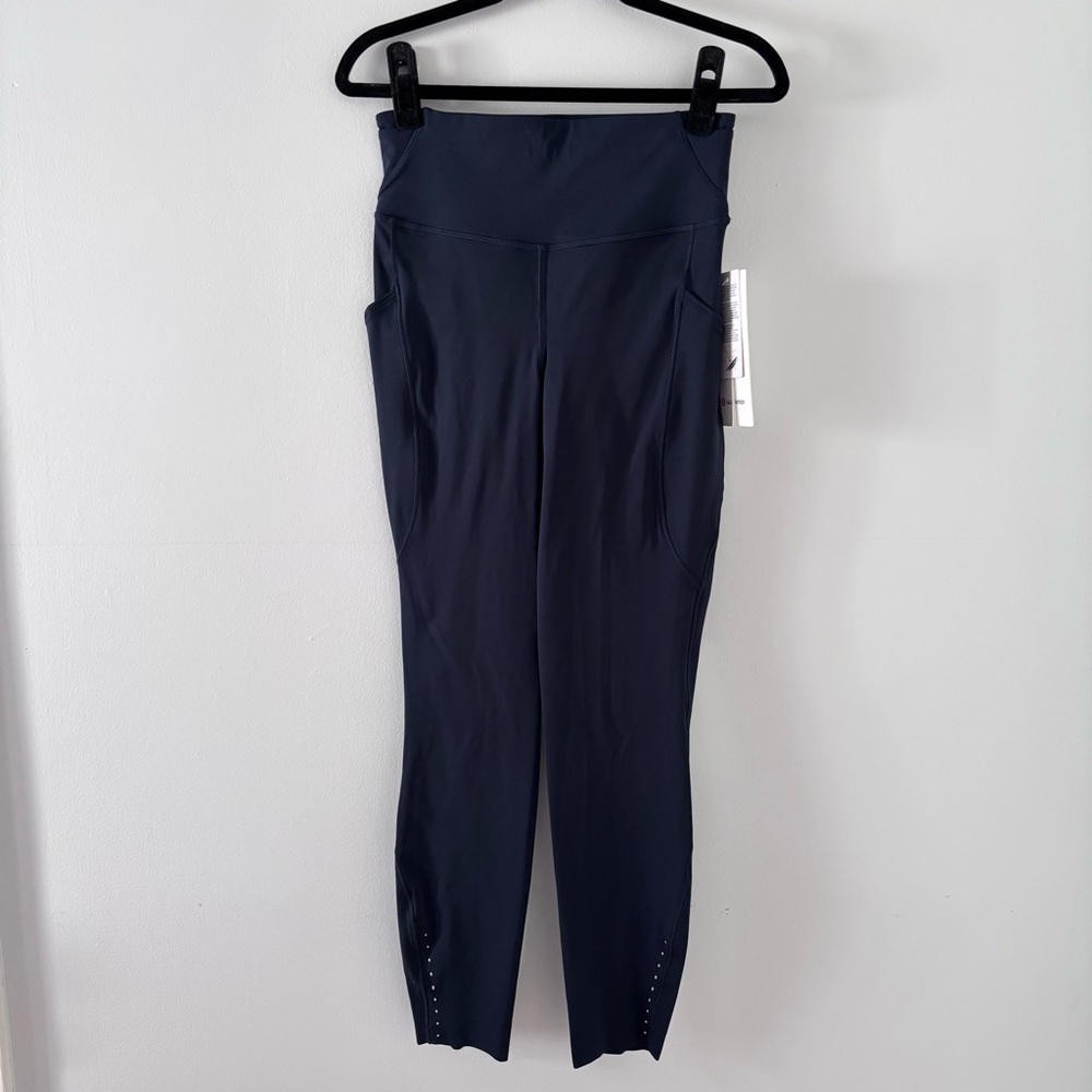 lululemon - NWT fast and free high rise tight 25” pockets leggings nulux blue - Picture 2 of 9